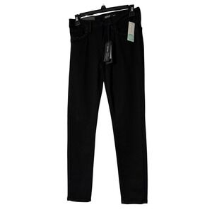 NWT Just Black USA Ciara Braided Womens Black Ankle Skinny Jeans Size 26 Petite